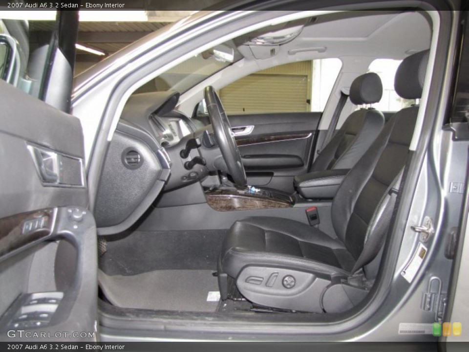 Ebony Interior Photo for the 2007 Audi A6 3.2 Sedan #43137535