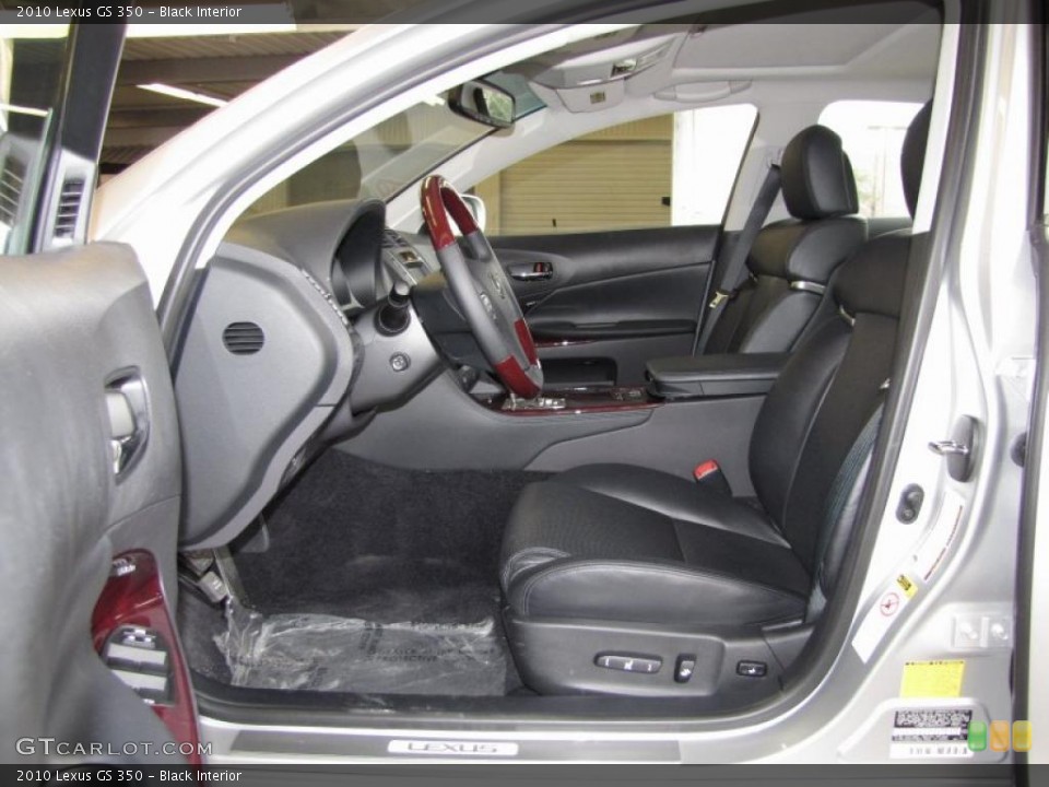 Black Interior Photo for the 2010 Lexus GS 350 #43137751