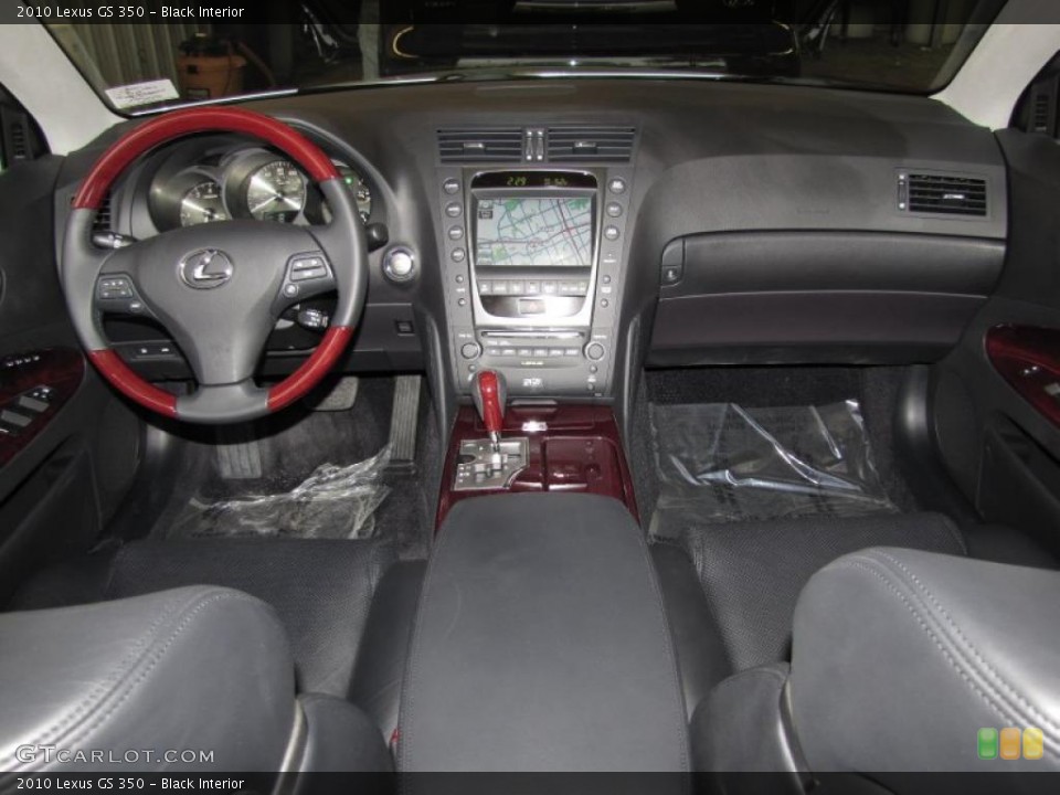 Black Interior Dashboard for the 2010 Lexus GS 350 #43137811