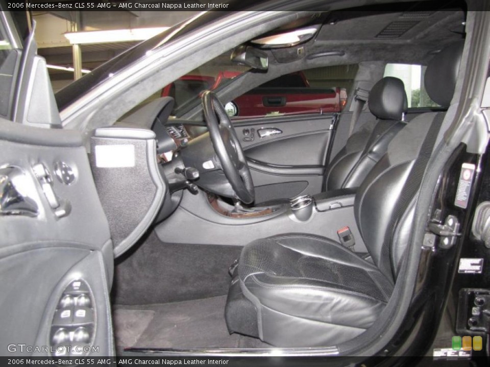 AMG Charcoal Nappa Leather Interior Photo for the 2006 Mercedes-Benz CLS 55 AMG #43138719