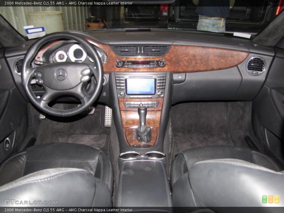 AMG Charcoal Nappa Leather Interior Dashboard for the 2006 Mercedes-Benz CLS 55 AMG #43138775