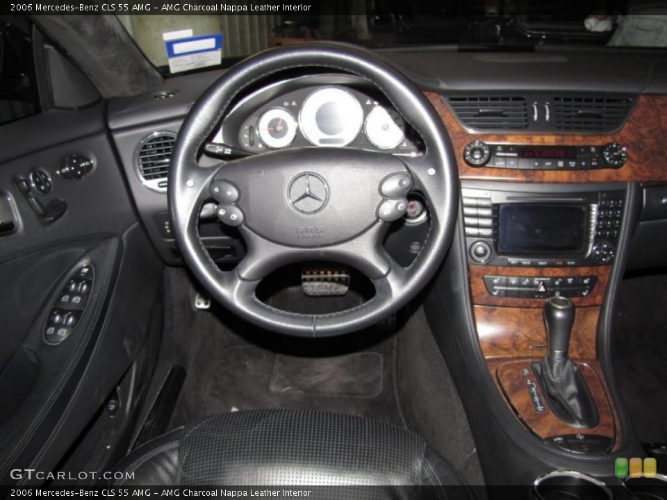 AMG Charcoal Nappa Leather Interior Dashboard for the 2006 Mercedes-Benz CLS 55 AMG #43138783