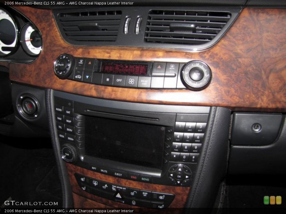 AMG Charcoal Nappa Leather Interior Controls for the 2006 Mercedes-Benz CLS 55 AMG #43138791
