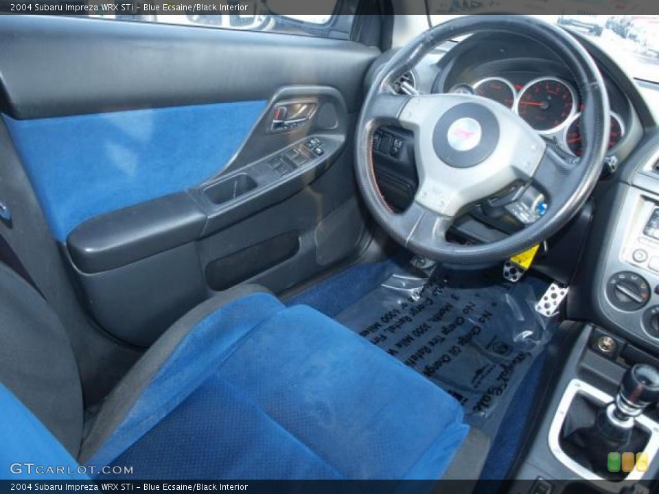 Blue Ecsaine/Black Interior Photo for the 2004 Subaru Impreza WRX STi #43140593