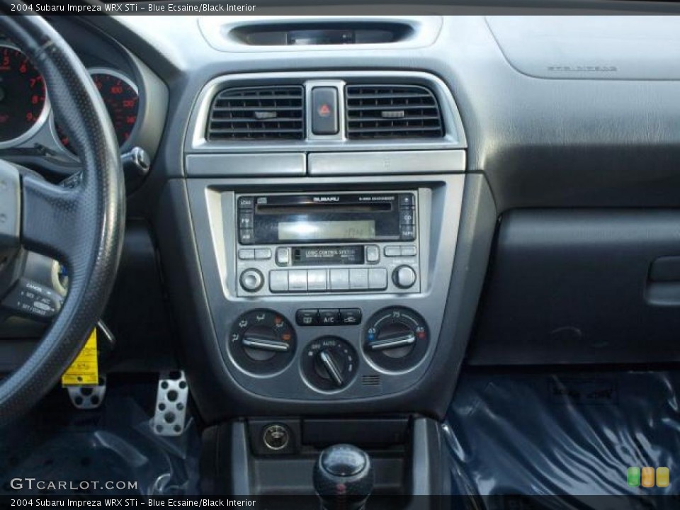 Blue Ecsaine/Black Interior Controls for the 2004 Subaru Impreza WRX STi #43140608