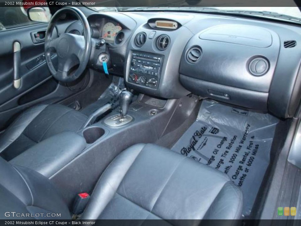 Black Interior Photo for the 2002 Mitsubishi Eclipse GT Coupe #43141220