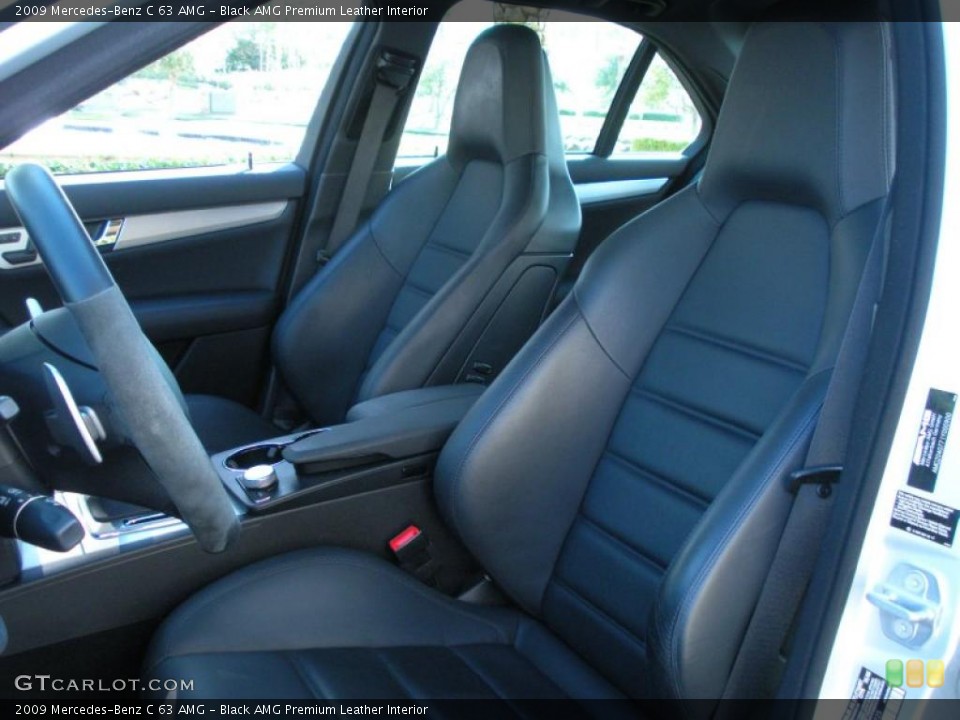 Black AMG Premium Leather Interior Photo for the 2009 Mercedes-Benz C 63 AMG #43142860