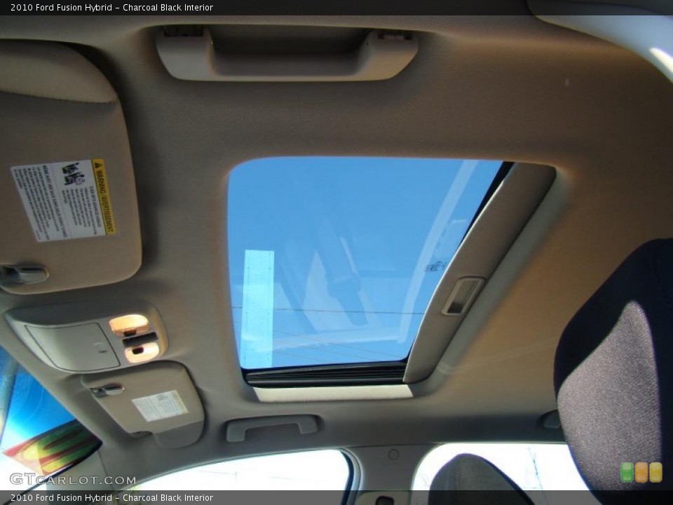Charcoal Black Interior Sunroof for the 2010 Ford Fusion Hybrid #43156485