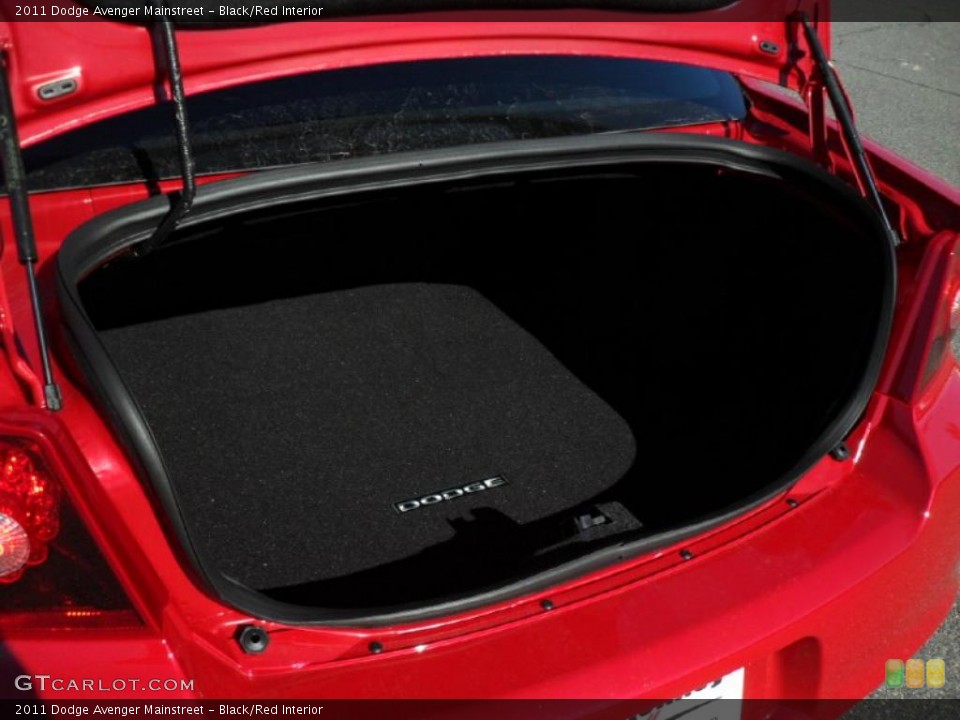 Black/Red Interior Trunk for the 2011 Dodge Avenger Mainstreet #43161985