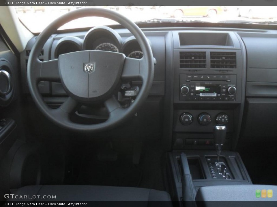 Dark Slate Gray Interior Dashboard for the 2011 Dodge Nitro Heat #43163361