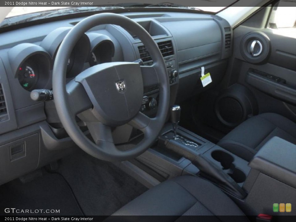 Dark Slate Gray Interior Prime Interior for the 2011 Dodge Nitro Heat #43163563