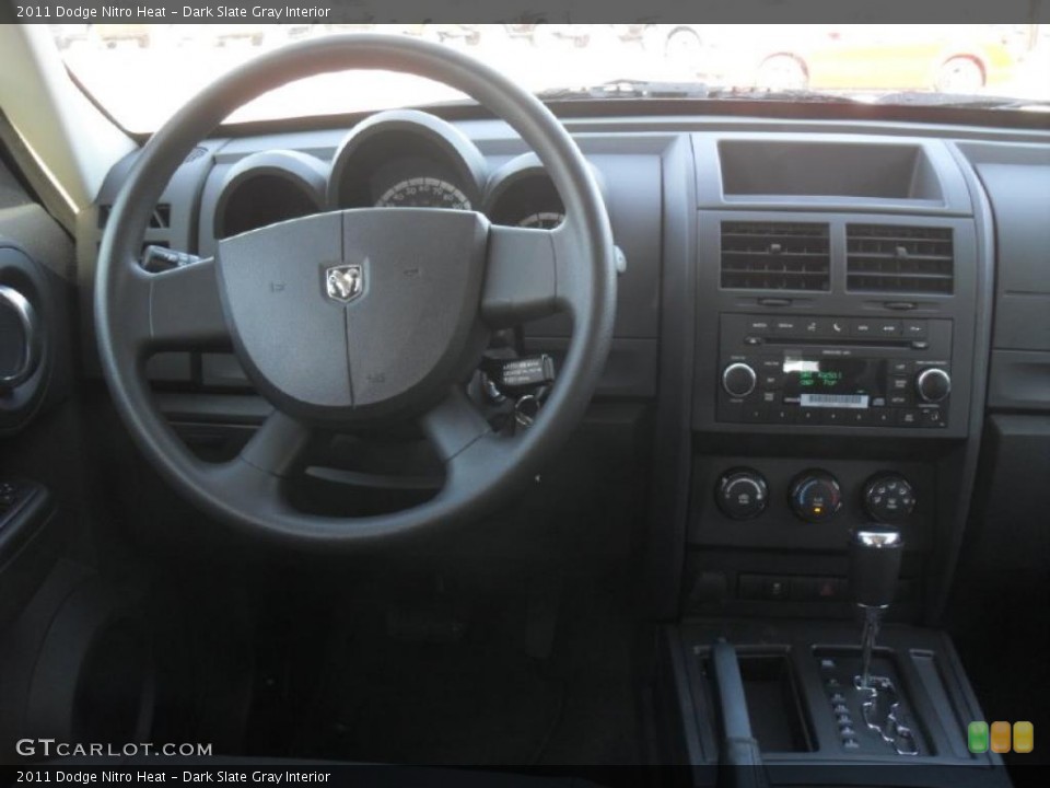 Dark Slate Gray Interior Dashboard for the 2011 Dodge Nitro Heat #43163805