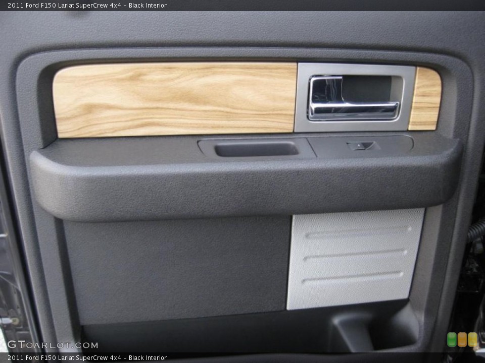 Black Interior Door Panel for the 2011 Ford F150 Lariat SuperCrew 4x4 #43168141