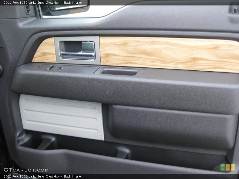 Black Interior Door Panel for the 2011 Ford F150 Lariat SuperCrew 4x4 #43168185