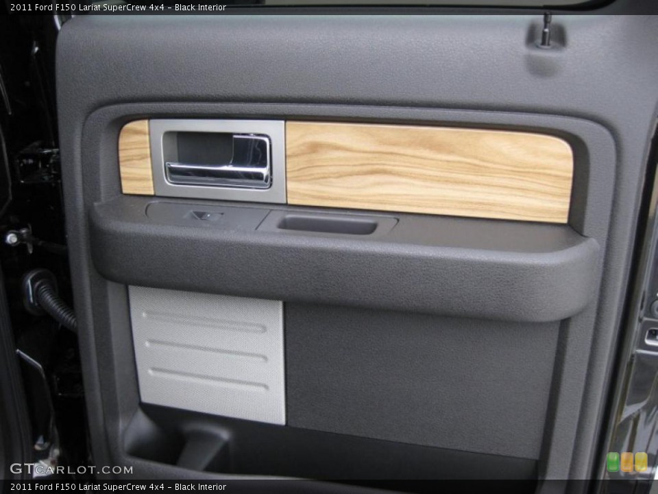 Black Interior Door Panel for the 2011 Ford F150 Lariat SuperCrew 4x4 #43168221