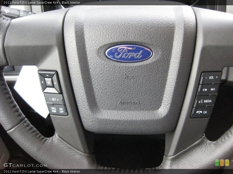 Black Interior Controls for the 2011 Ford F150 Lariat SuperCrew 4x4 #43168269