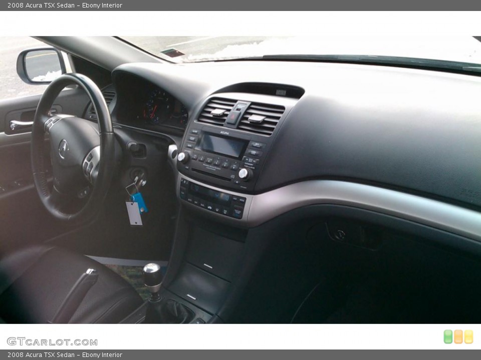 Ebony Interior Dashboard for the 2008 Acura TSX Sedan #43168401