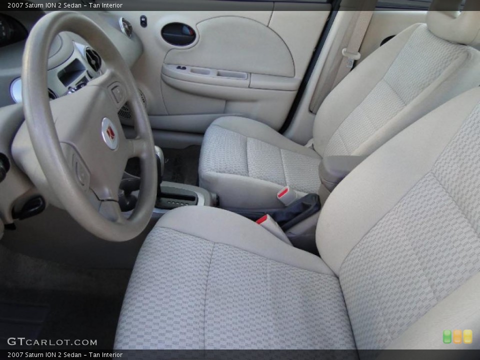 Tan Interior Photo for the 2007 Saturn ION 2 Sedan #43169107