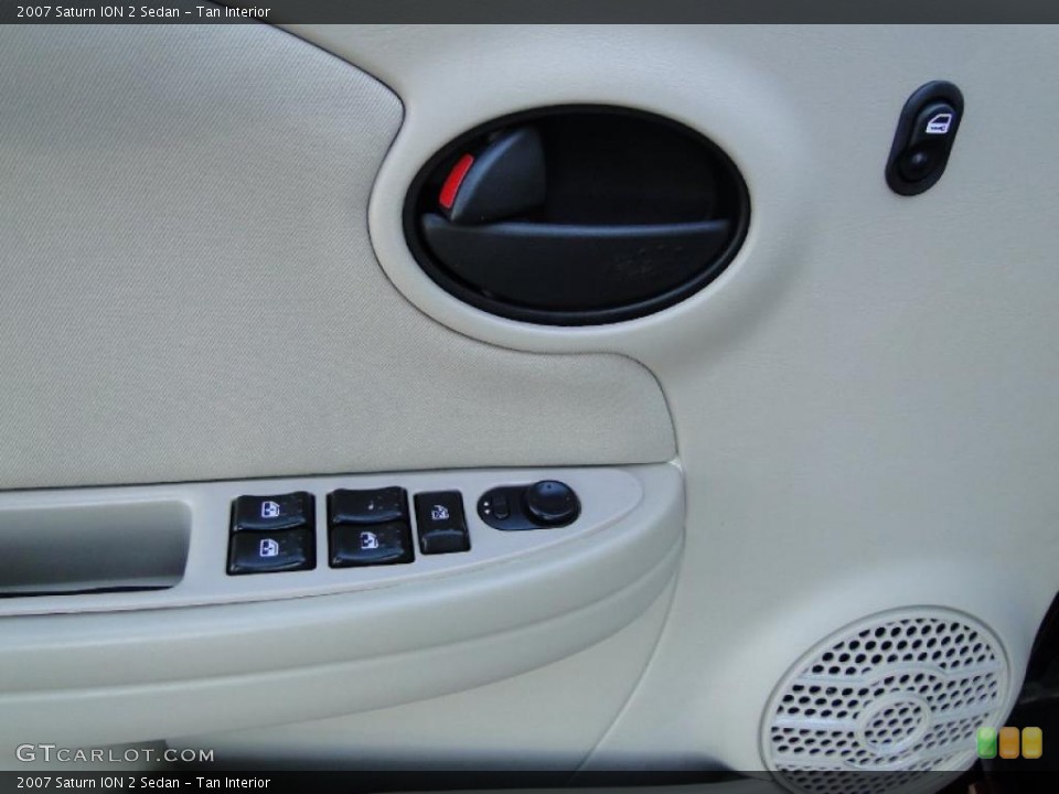 Tan Interior Controls for the 2007 Saturn ION 2 Sedan #43169165