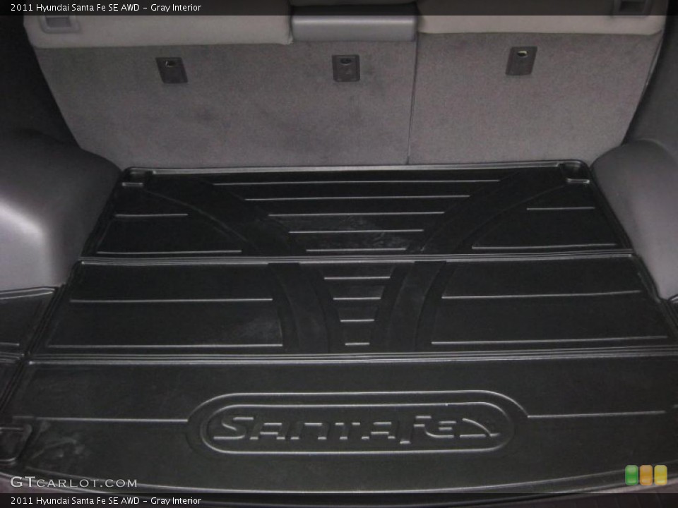 Gray Interior Trunk for the 2011 Hyundai Santa Fe SE AWD #43170345