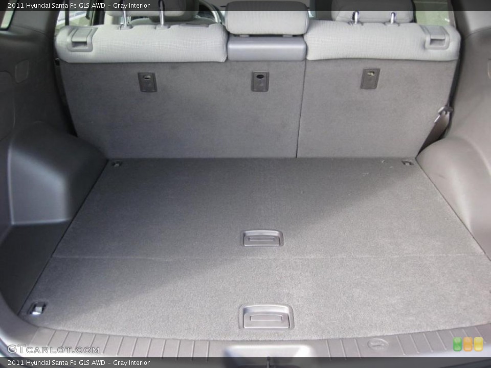 Gray Interior Trunk for the 2011 Hyundai Santa Fe GLS AWD #43170765