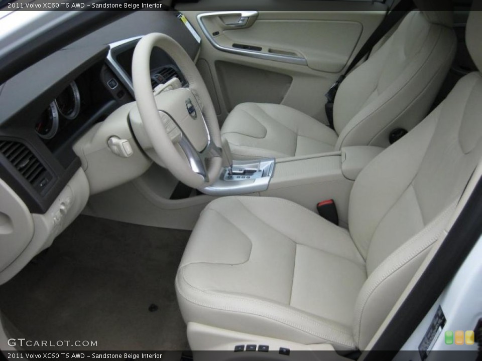 Sandstone Beige Interior Photo for the 2011 Volvo XC60 T6 AWD #43171277