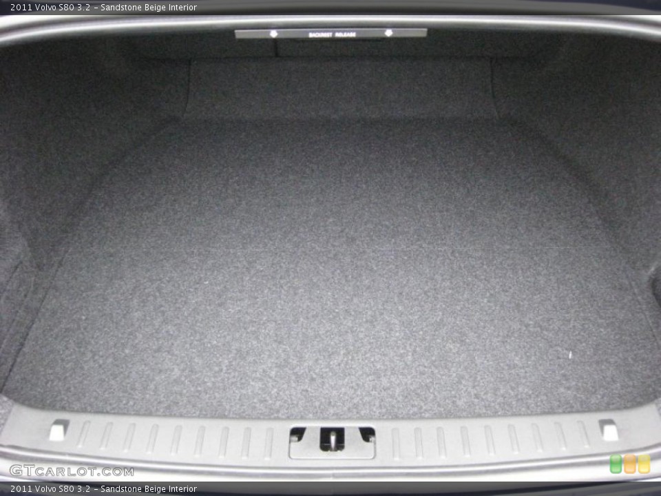 Sandstone Beige Interior Trunk for the 2011 Volvo S80 3.2 #43172201