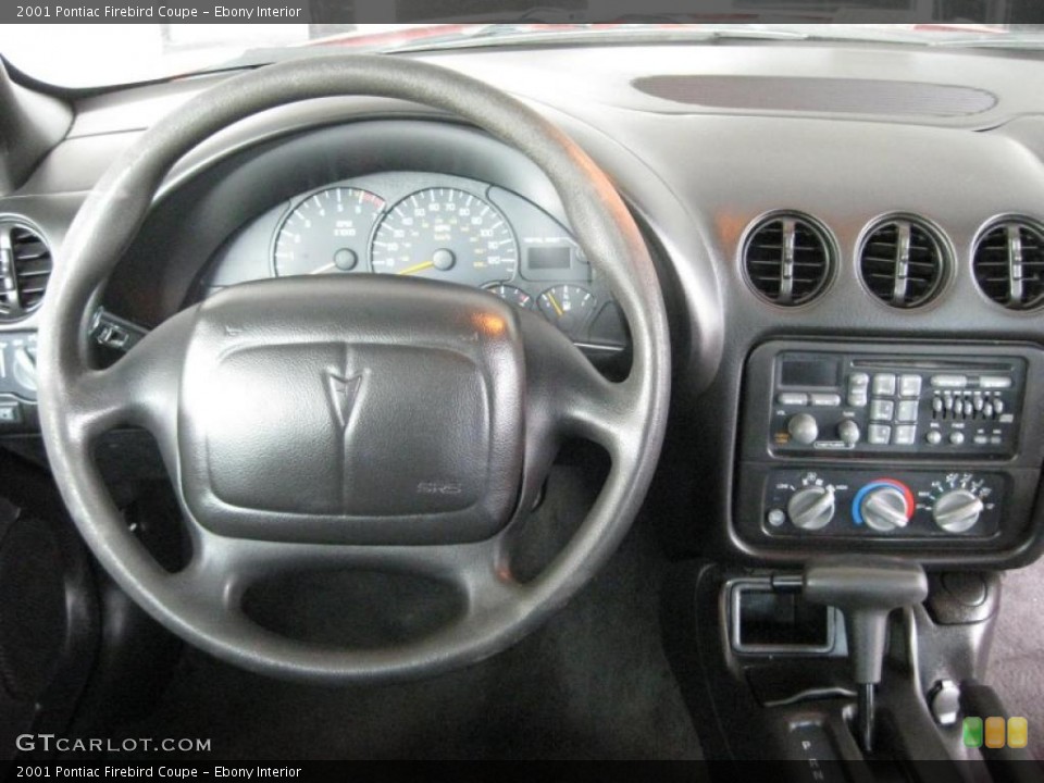 Ebony Interior Dashboard for the 2001 Pontiac Firebird Coupe #43176018