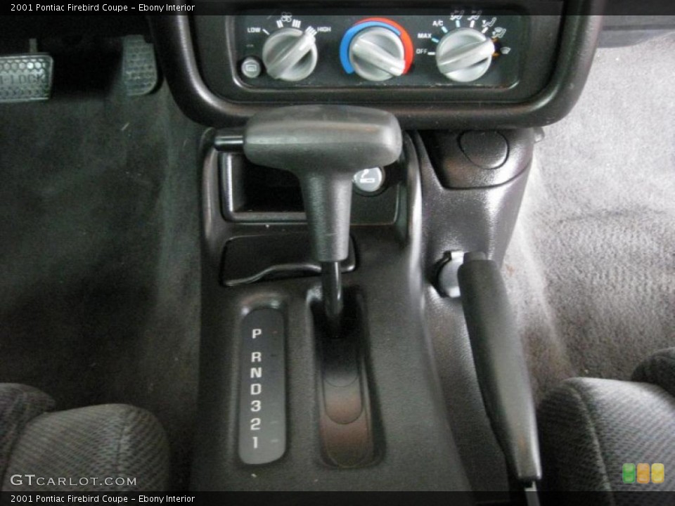 Ebony Interior Transmission for the 2001 Pontiac Firebird Coupe #43176050