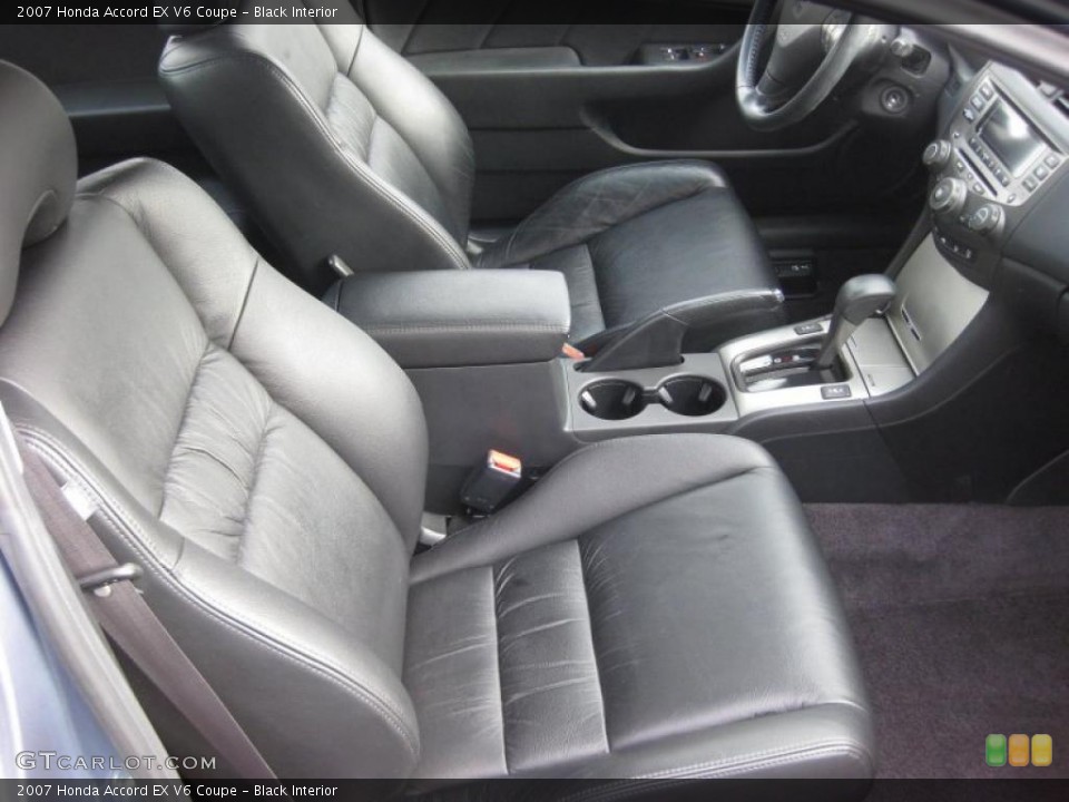 Black Interior Photo for the 2007 Honda Accord EX V6 Coupe #43177022