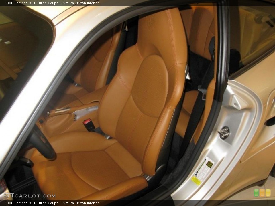 Natural Brown Interior Photo for the 2008 Porsche 911 Turbo Coupe #43188198