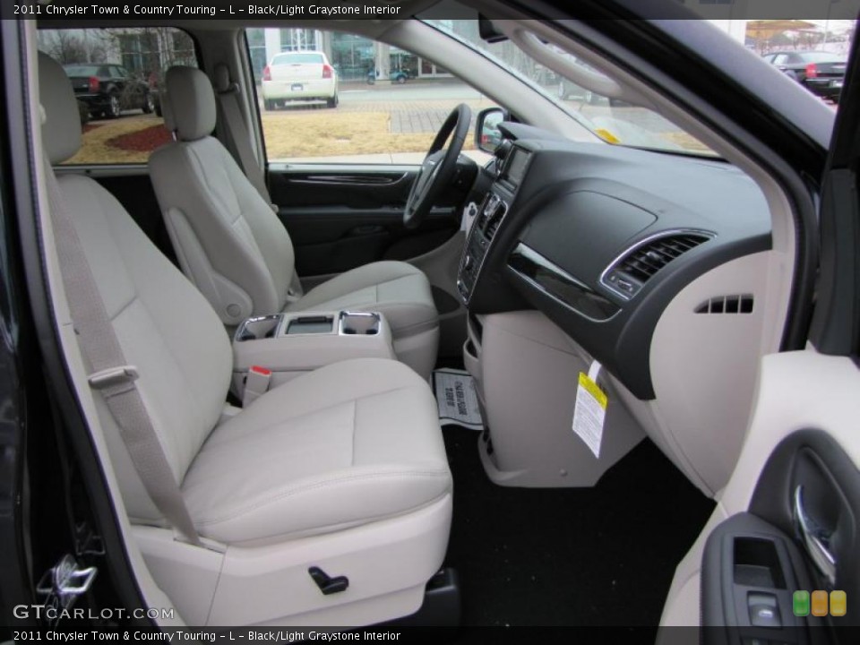 Black/Light Graystone Interior Photo for the 2011 Chrysler Town & Country Touring - L #43192378