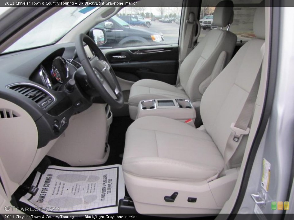 Black/Light Graystone Interior Photo for the 2011 Chrysler Town & Country Touring - L #43192542
