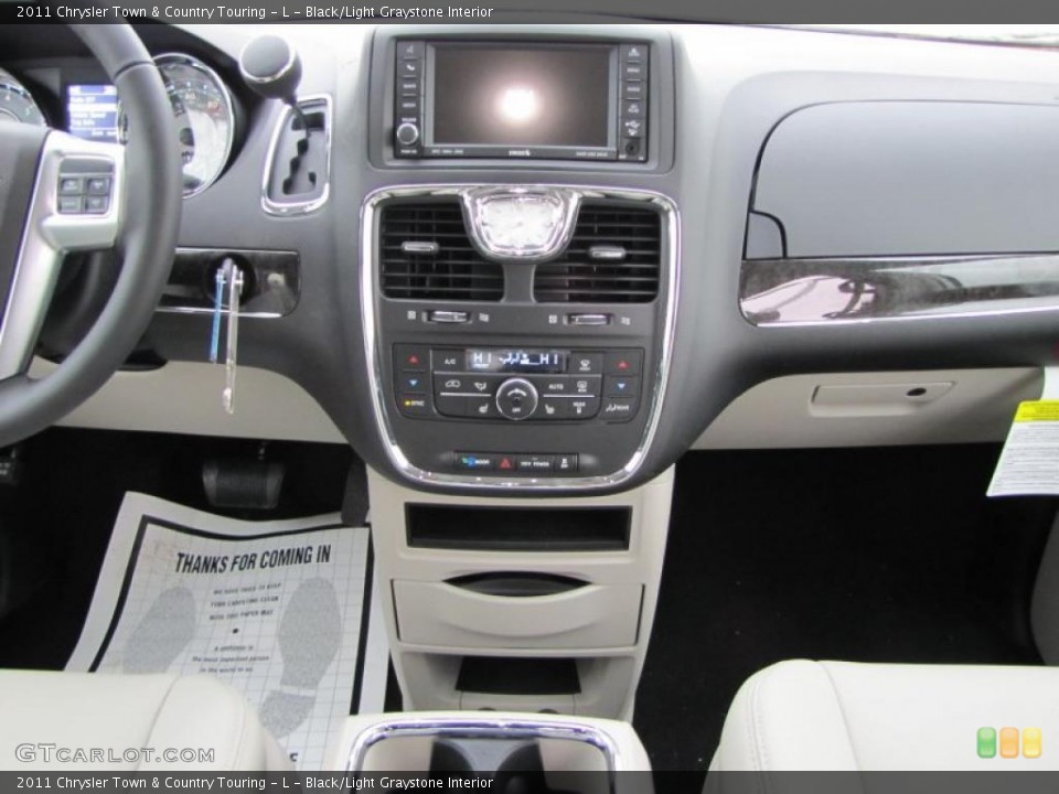 Black/Light Graystone Interior Dashboard for the 2011 Chrysler Town & Country Touring - L #43192598