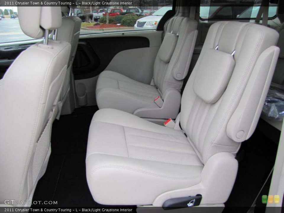 Black/Light Graystone Interior Photo for the 2011 Chrysler Town & Country Touring - L #43192750