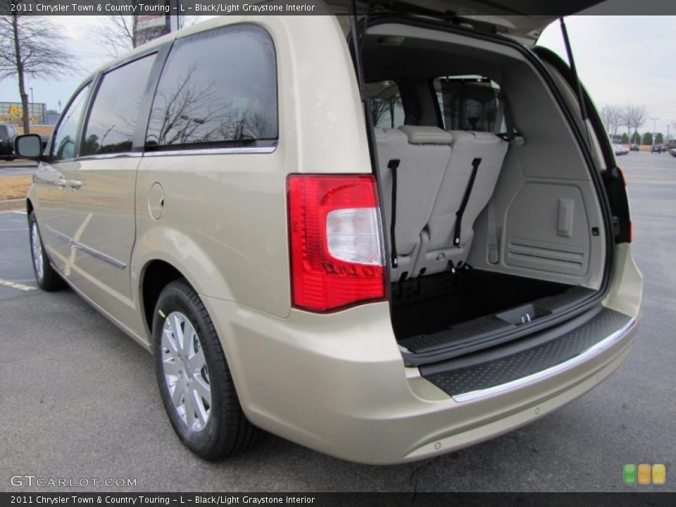 Black/Light Graystone Interior Trunk for the 2011 Chrysler Town & Country Touring - L #43192766