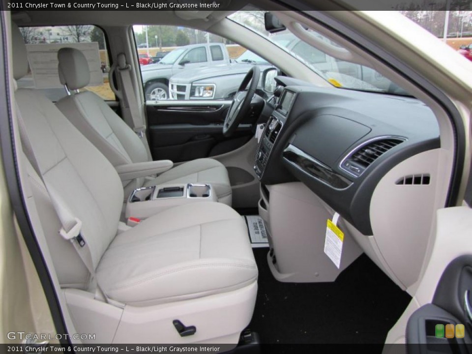 Black/Light Graystone Interior Photo for the 2011 Chrysler Town & Country Touring - L #43192782