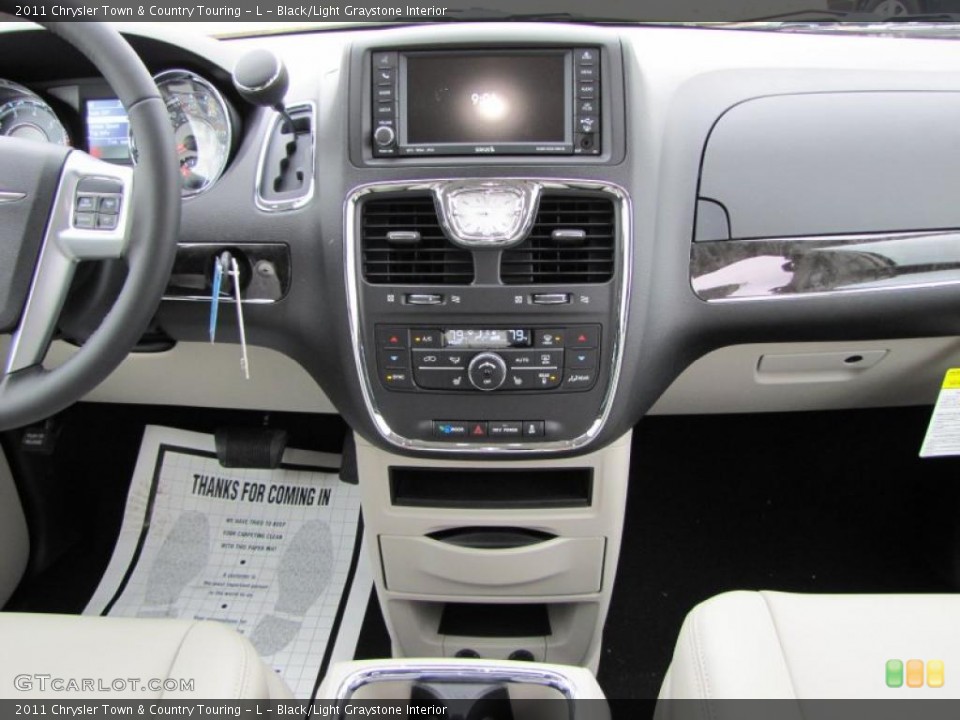 Black/Light Graystone Interior Dashboard for the 2011 Chrysler Town & Country Touring - L #43192798
