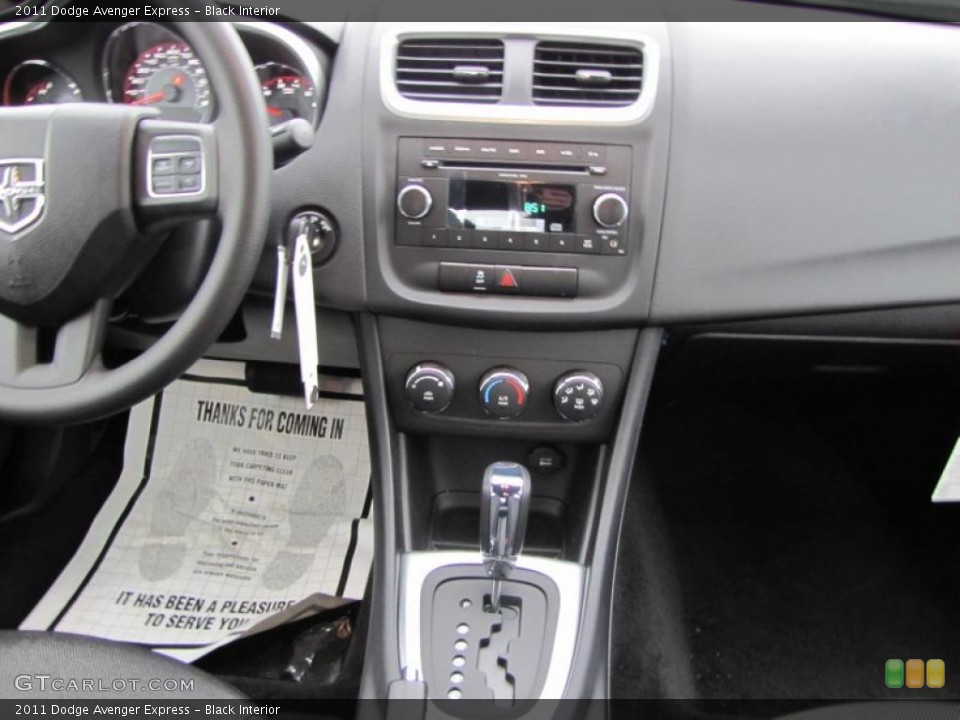 Black Interior Dashboard for the 2011 Dodge Avenger Express #43193546