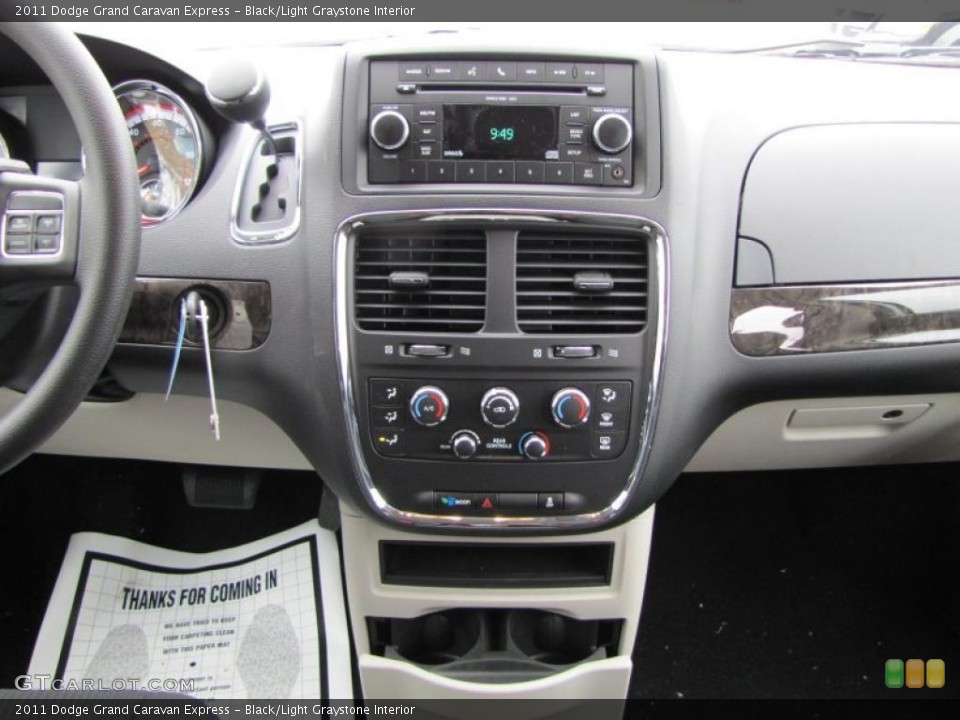 Black/Light Graystone Interior Dashboard for the 2011 Dodge Grand Caravan Express #43194206