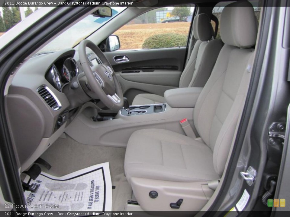 Dark Graystone/Medium Graystone Interior Photo for the 2011 Dodge Durango Crew #43195010