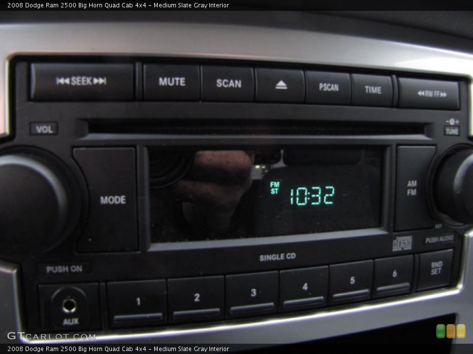 Medium Slate Gray Interior Controls for the 2008 Dodge Ram 2500 Big Horn Quad Cab 4x4 #43196554