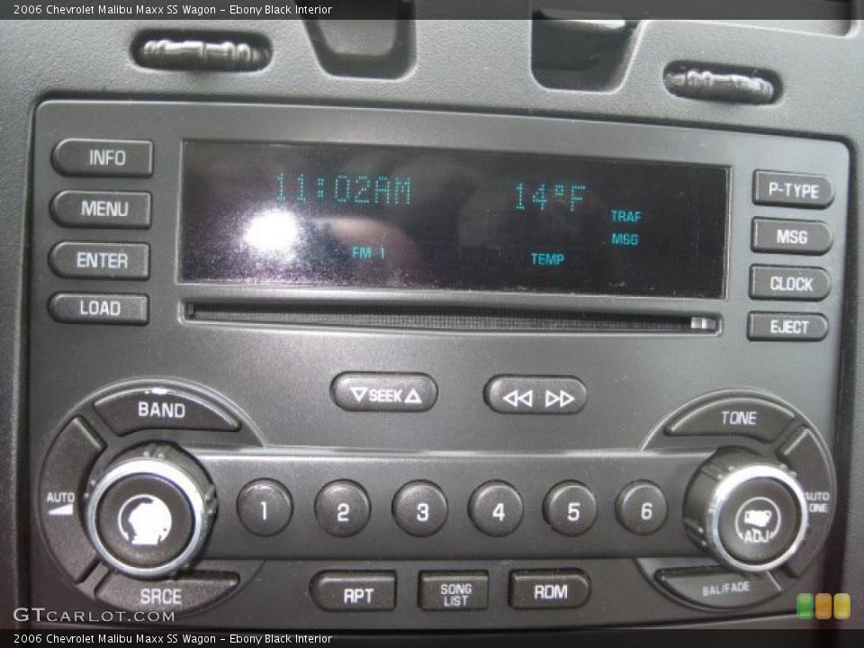 Ebony Black Interior Controls for the 2006 Chevrolet Malibu Maxx SS Wagon #43197042