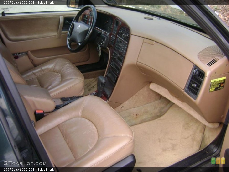Beige Interior Dashboard for the 1995 Saab 9000 CDE #43201250