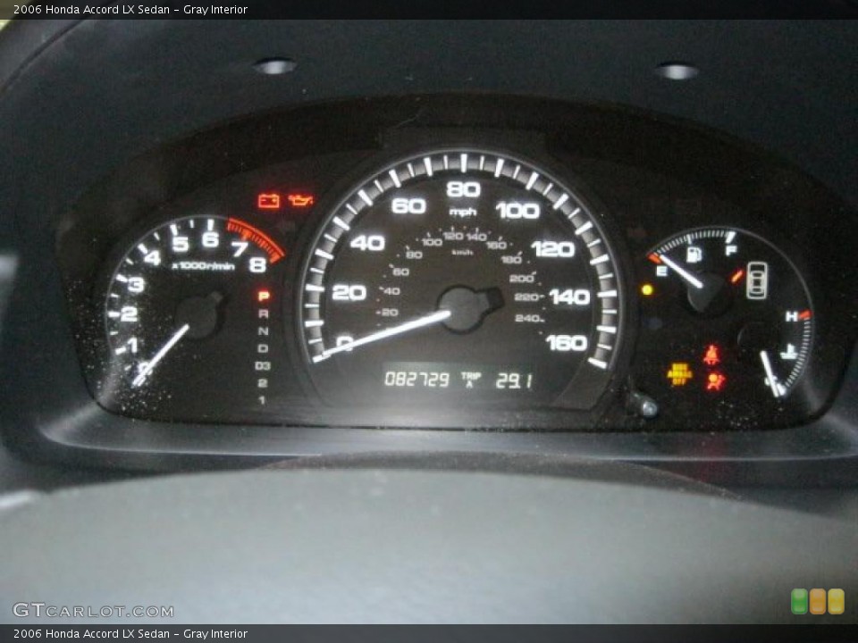 Gray Interior Gauges for the 2006 Honda Accord LX Sedan #43202100