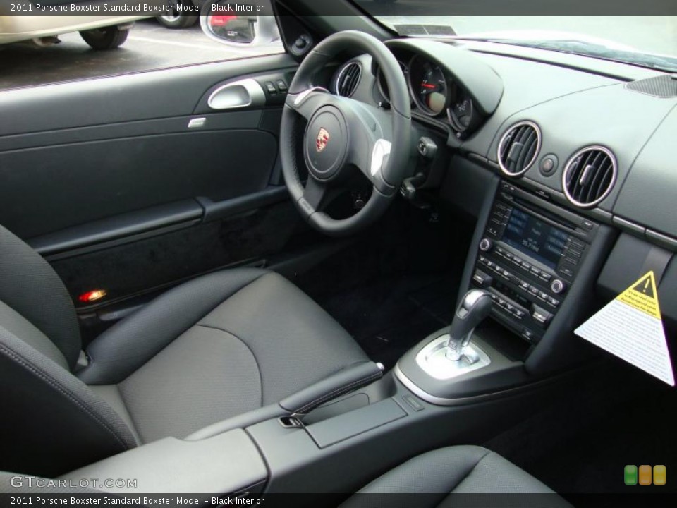 Black Interior Photo for the 2011 Porsche Boxster  #43202383