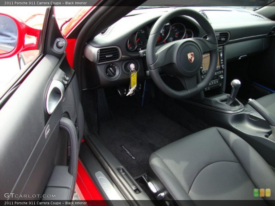 Black Interior Photo for the 2011 Porsche 911 Carrera Coupe #43203886
