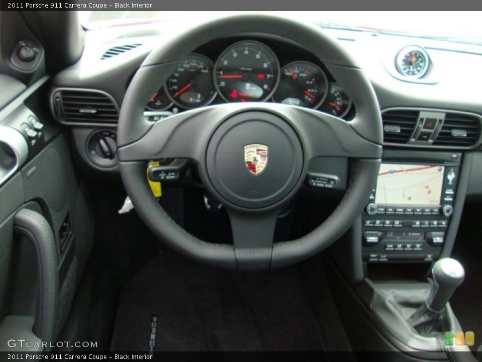 Black Interior Photo for the 2011 Porsche 911 Carrera Coupe #43204018