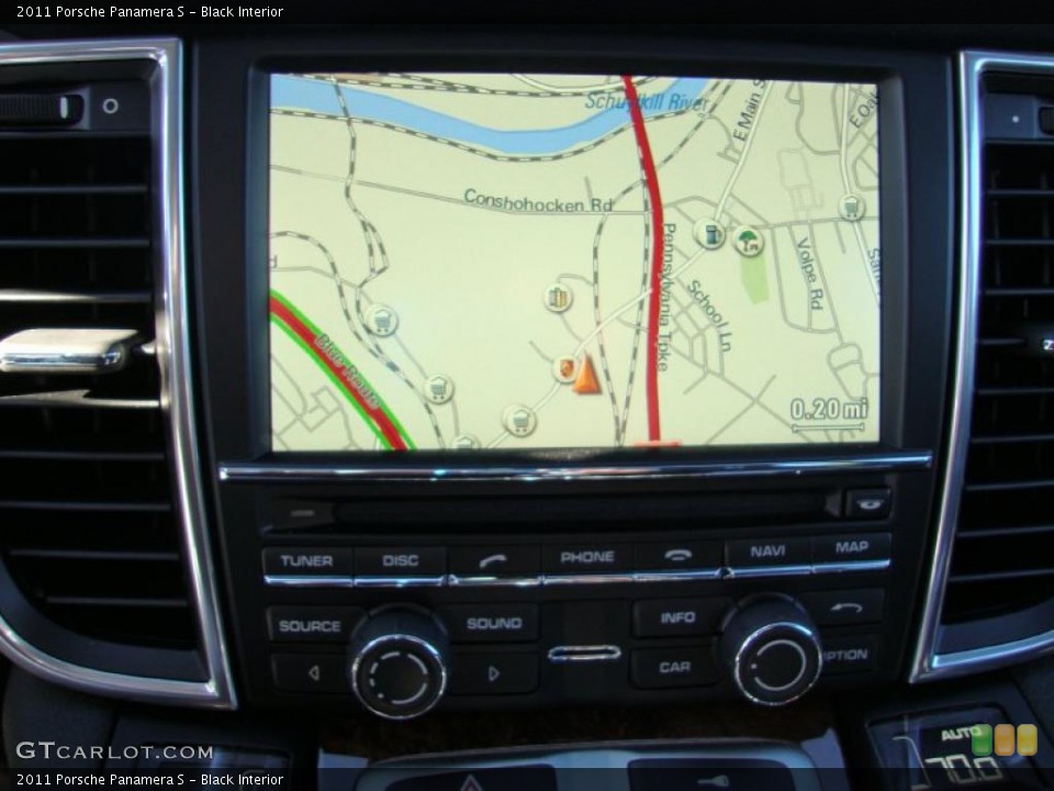 Black Interior Navigation for the 2011 Porsche Panamera S #43205070