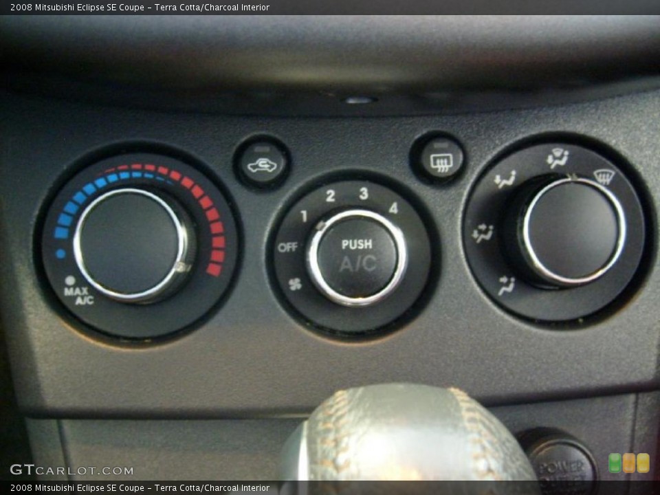 Terra Cotta/Charcoal Interior Controls for the 2008 Mitsubishi Eclipse SE Coupe #43206576